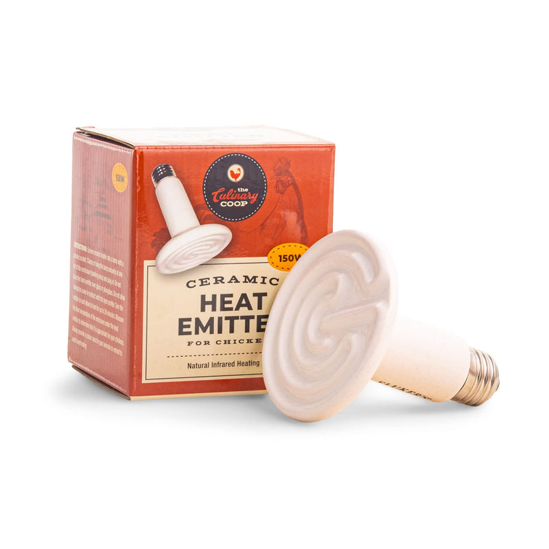 Fluker's Culinary Coop Ceramic Heat Emitter for Chicken Coop or Outdoor Animals - 150 Watt - BeesActive Australia