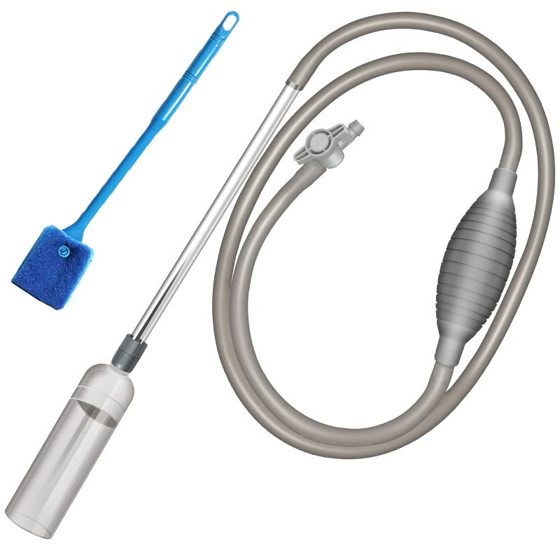 XINYUWZ Hose Fish Tank Water Change, Aquarium Water Changer,Aquarium Vacuum with Valve Switch Siphon Sand Cleaner for Aquarium Water Change（8.53ft） with Free Aquarium Brush（1.31ft）. - BeesActive Australia