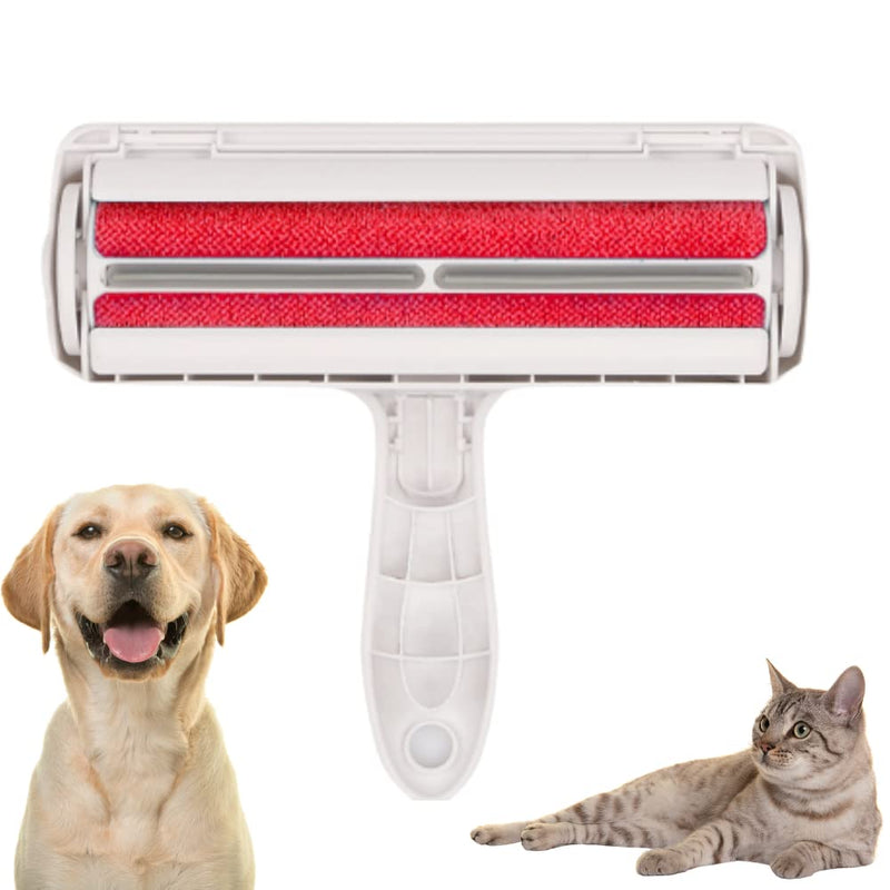 Pet Hair Remover - Remove Dog & Cat Fur from Furniture, Clothing, Car Seats, Couch, Handheld Lightweight Lint Roller - Reusable & ECO Friendly- Red - BeesActive Australia