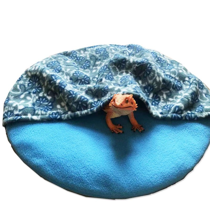 Bearded Dragon Bed 15 Inch Lizard Sleeping Bag Large Size Reptile Hide Habitat Bearded Dragon Accessories for Leopard Gecko Bearded Dragon Hamster Small Animals - BeesActive Australia