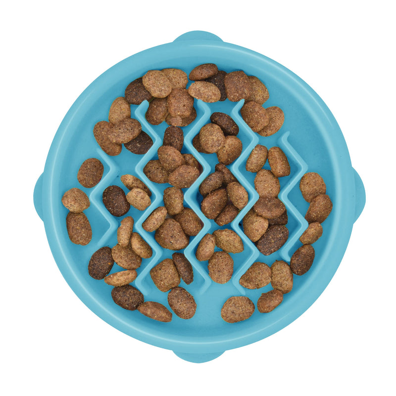 Petstages Interactive Cat Puzzles, Slow Feeders, and Treat Dispensing Toys Feeder Blue Fun Feeder - BeesActive Australia