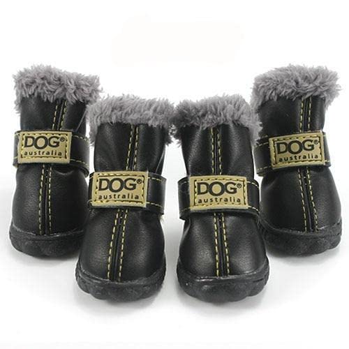 PAW ROLL Dog Fashion Boots Medium Black - BeesActive Australia