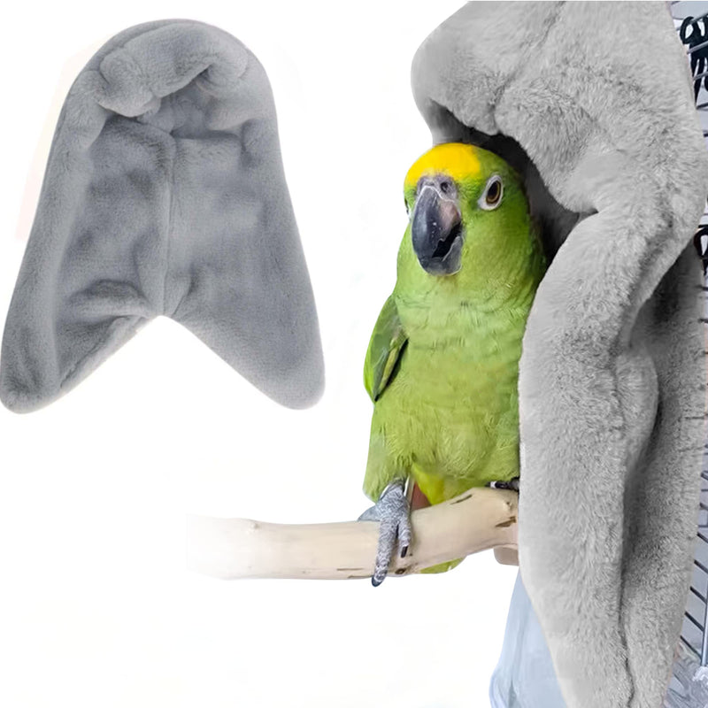 LOPERDEVE Bird Buddy Corner Fleece Bird Blanket Cozy Bird Bed Warmer Parrot House for Cage Hanging Hammock Toy for Greys Amazons Parakeet Cockatiel Conure Lovebirds Finch Canaries Medium - BeesActive Australia
