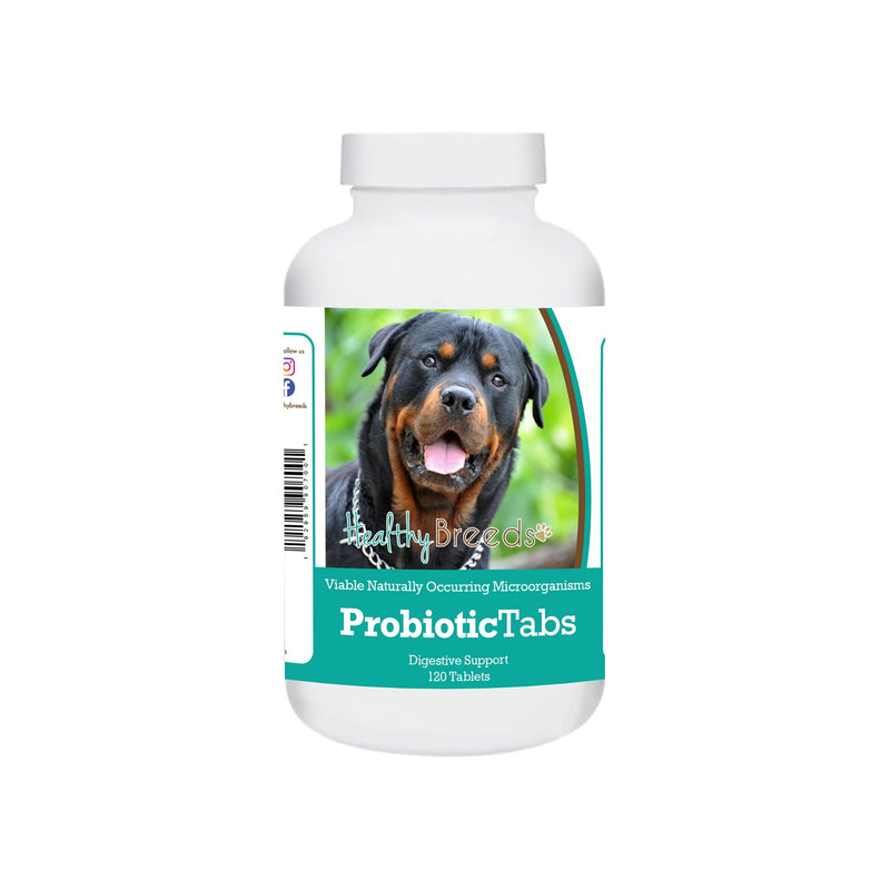 Healthy Breeds Probiotic Tabs - 120 Count Rottweiler - BeesActive Australia