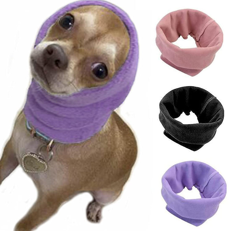 Quiet Ears Covers for Dogs 3pcs,Dog Snoods Ear Covers for Noise,Grooming and Force Drying Miracle Tool for Anxiety Relief & Calming Dogs(Grey+Pink+Purple) Small - BeesActive Australia