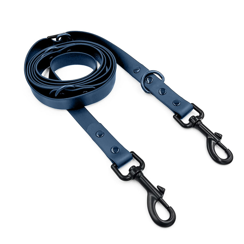 WOOF ELITE Hands-Free Adjustable Waterproof Dog Leash 7 FT / 8 FT Blue - BeesActive Australia