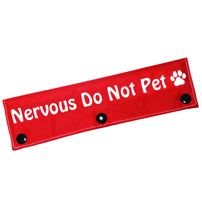 Funny Dog Leash Sleeve Nervous Do Not Pet Dog Leash Wrap Wrap Alert Hanging ID Patch Tag Pet Birthday Giftt(Do Not Pe) Do Not Pet-Sleeve - BeesActive Australia