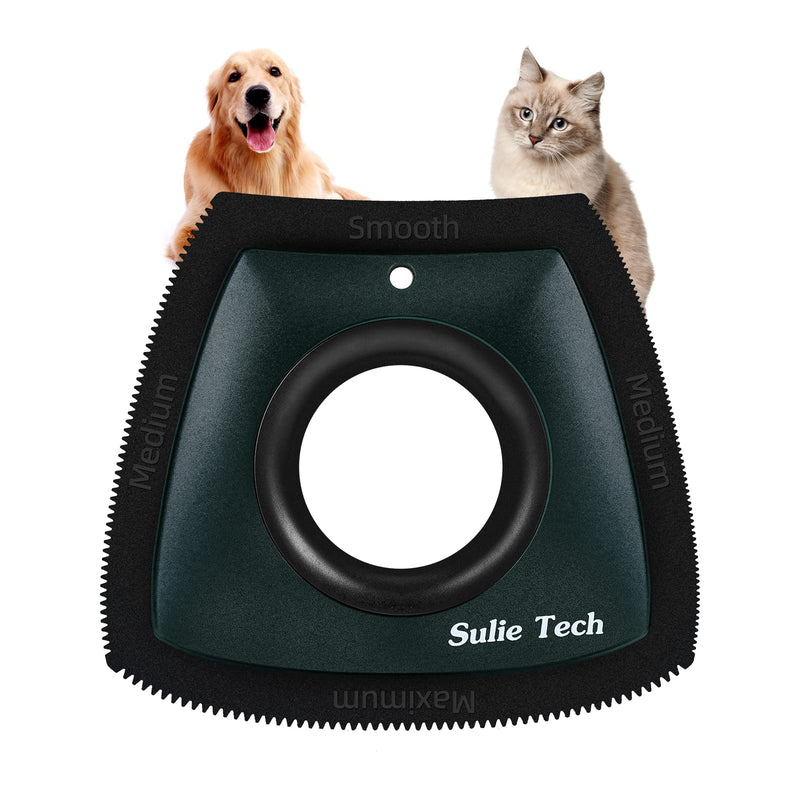 Sulie Tech Mini Pet Hair Detailer Dog Hair Remover, Cat Hair Remover, Pet Hair Remover for Auto Detailing, Couch, Furniture, Lint, Carpet Dark Green - BeesActive Australia
