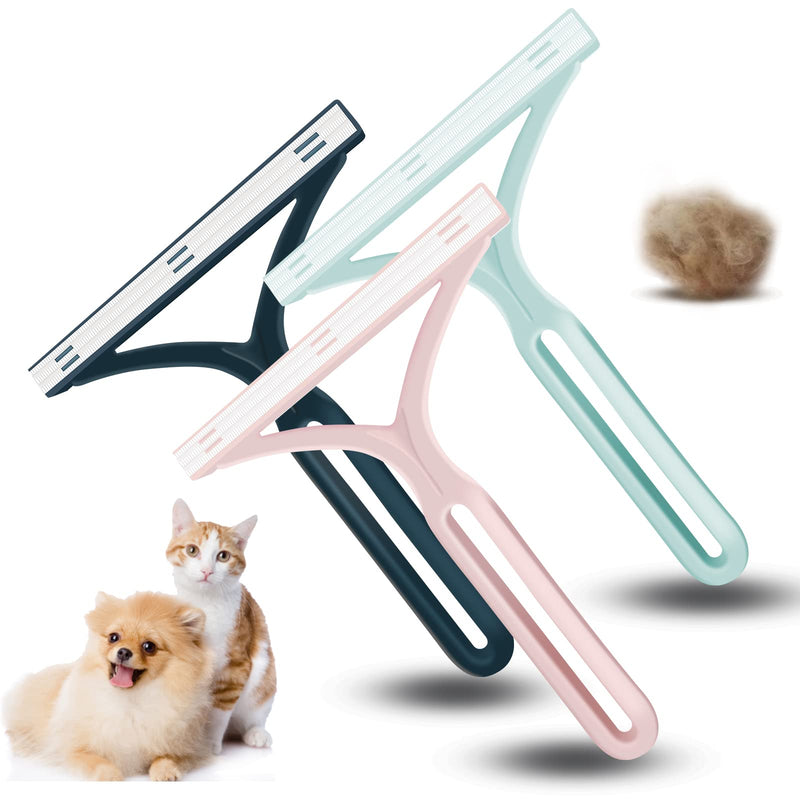 Uproot Cleaner Pro Pet Hair Remover - Special Dog Hair Remover Multi Fabric Edge and Carpet Scraper by Uproot Cleaner - Uproot Lint Cleaner for Furniture, Couch, Carpet, Car, Clothes & Bedding(3 PCS) - BeesActive Australia