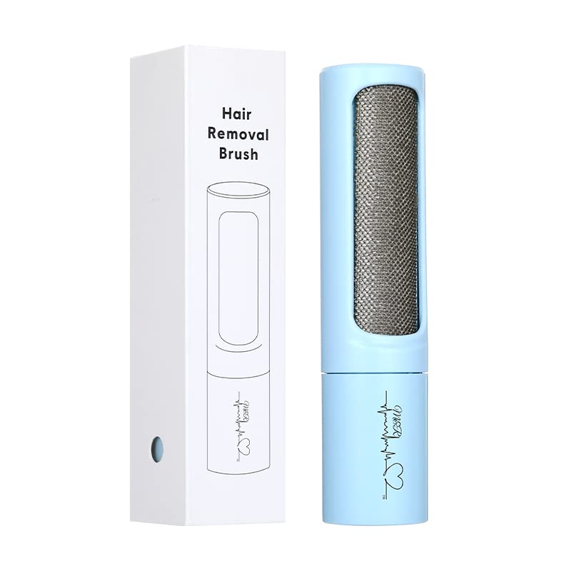 M&R,Pet Hair Remover Brush-Portable & Reusable Animal Hair Removal Brush for Dogs and Cats Easy to Clean Fixed Areas Pet Fur from Carpet, Furniture, Bed & Sofa and for Clothes and Car Seats Blue - BeesActive Australia