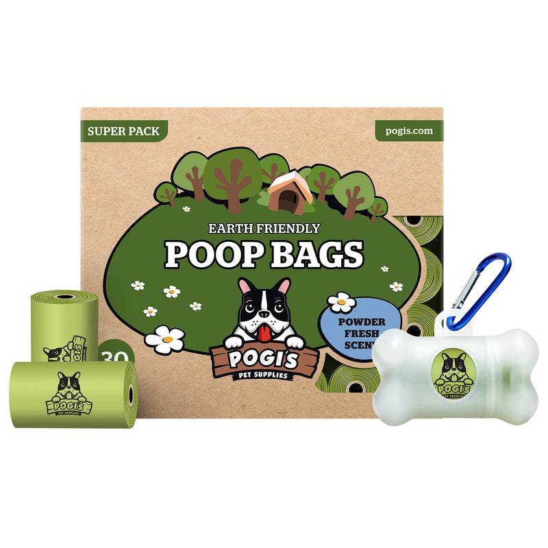 Pogi's Dog Walk Combo - Includes 1 Handy Dispenser and 465 Doggy Poop Bags - BeesActive Australia