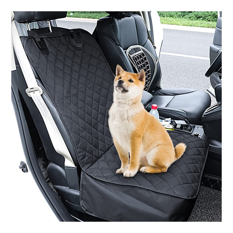 Dog Car Seat Cover, Universal Waterproof Non-Slip Backing Dog Seat Covers/Protectors with Buckle, Padded for Most Cars, SUV & MPV (Black) - BeesActive Australia