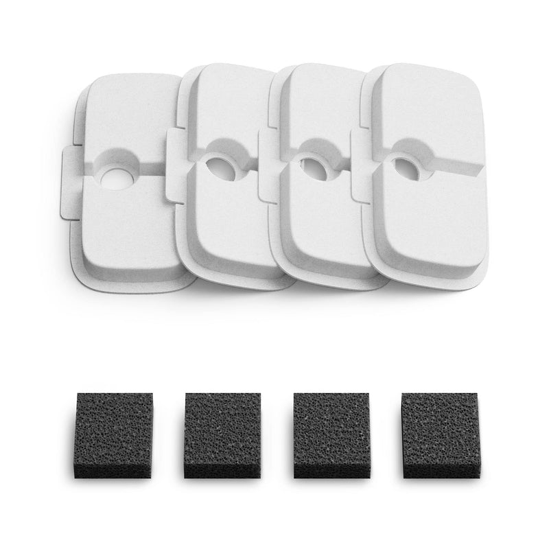 PETLIBRO 4 Packs Replacement Filters for Dockstream Cat Water Fountain PLWF005 / PLWF115, 2 Months Set of Replacement Filters for Ultra Quiet Pet Water Fountain - BeesActive Australia