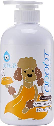 ODOUT Bowl Cleaner for Pet, Colorless & Fragrance-Free, No-Toxic Formula, Eco-Friendly,Toy Disinfect, Hand Care, Suitable for All Materials, 16.9oz/500ml Dog-17oz - BeesActive Australia