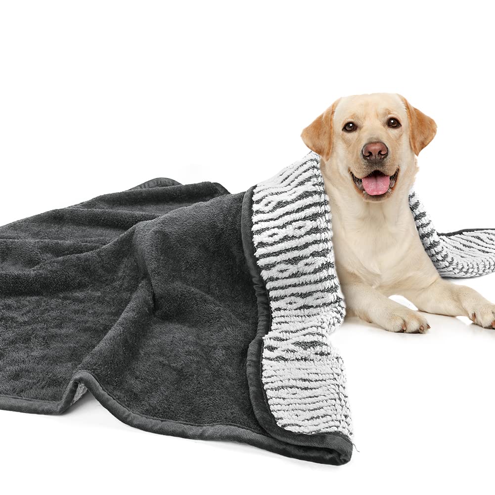 Waterproof Dog Blanket Soft Fluffy Plush Pet Blanket with Liquid Pee Proof Reversible Warm Throw Blanket for Dog and Cat 32"x40" - BeesActive Australia