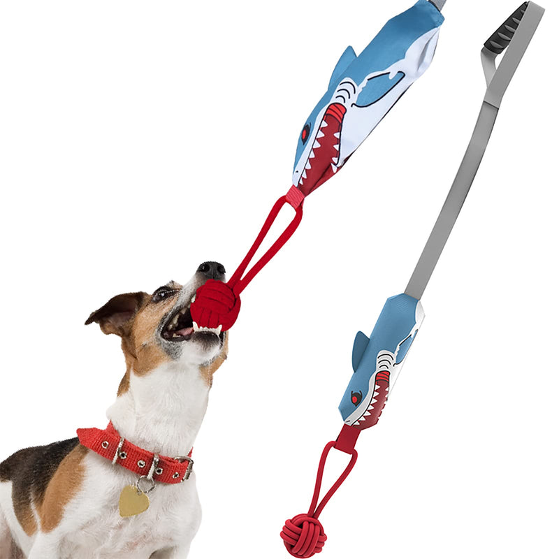 Yizocenguo Dog Rope Toys, Dog Chew Toys for Aggressive chewers,Tug of war Dog Toy, Dog Squeaky Toys, Tough Durable Pull Toys for Small Dogs (Shark) - BeesActive Australia