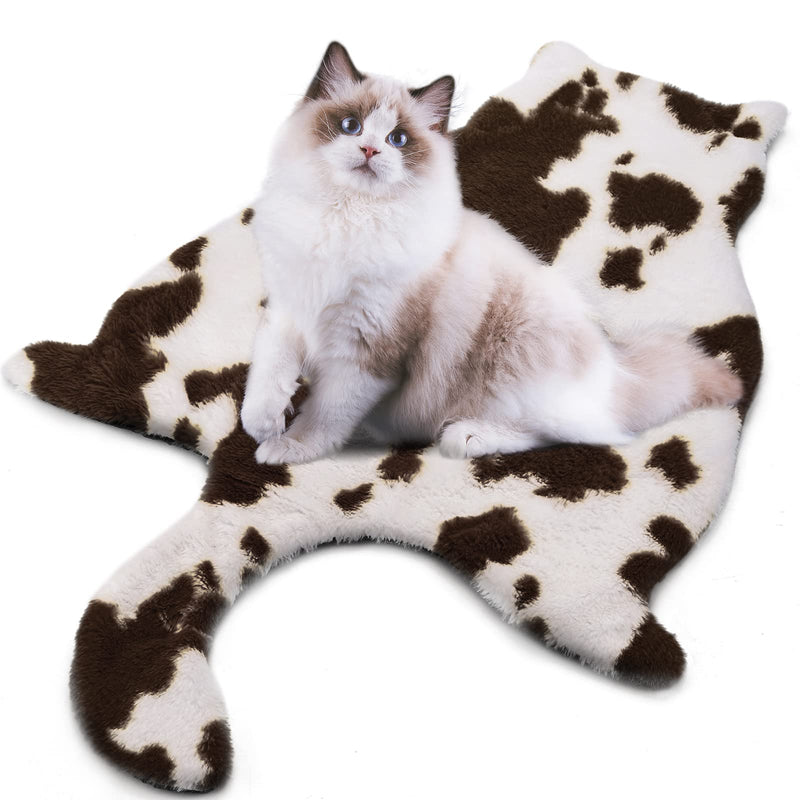 ARGOPET Self Heating Cat Pad Self-Warming Cat Bed 33" x 23" Machine Washable Cat Cushion Mat for Cats Dogs /Pet Thermal Mat Blanket Brown - BeesActive Australia