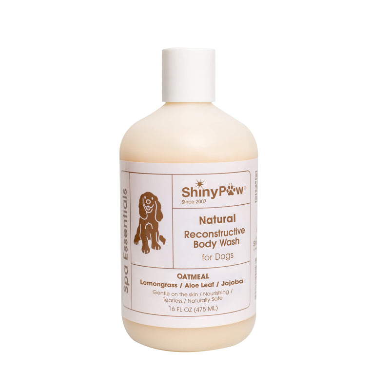 Oatmeal Shampoo for Dogs - Lemongrass Spa Essentials Body Wash - Tearless Dog Shampoo for Itchy Skin - Natural Dog Conditioner Ingredients Made in The USA by ShinyPaw - BeesActive Australia