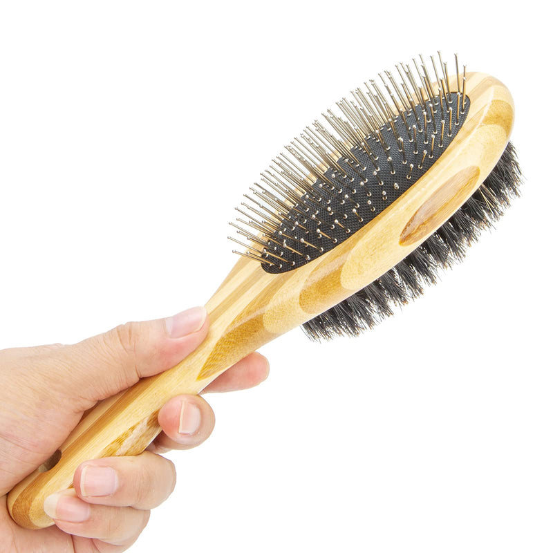 Dog Grooming Brush,Dog Bath Brush Shedding & Massages Short Haired Dogs & Cats While Creating a Soft Coat Shine.Dog Shampoo Brush | Soothing Massage Natural Bristles for Washing. - BeesActive Australia