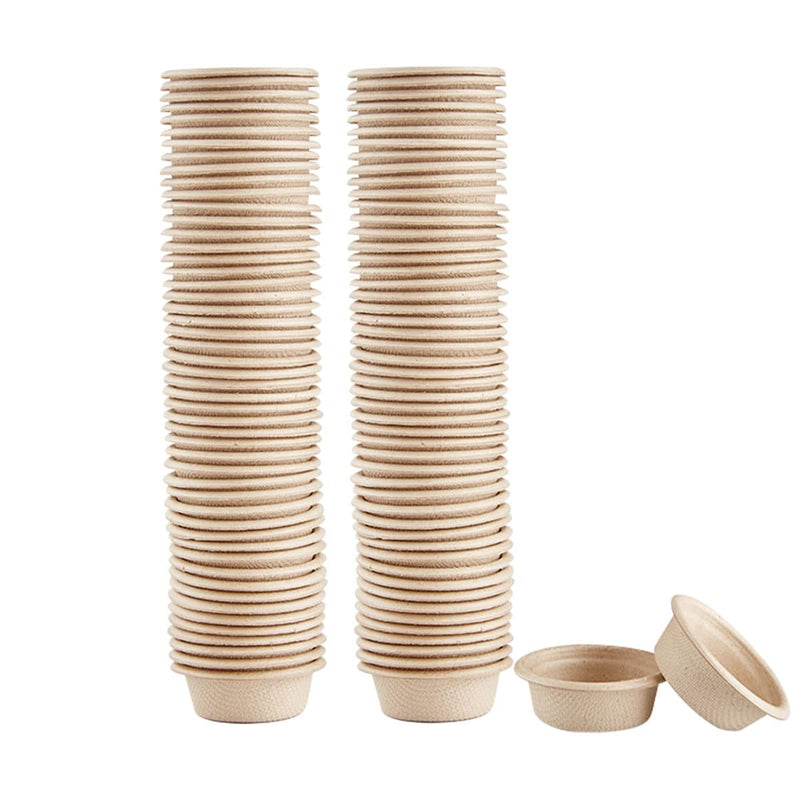 QIHYCUF Paper Feeding Cups Samll 0.5 oz Gecko Food and Water Feeding Dish Ledge Accessories Bowls for Crested Gecko Lizards Reptiles Pets,100 Pack - BeesActive Australia