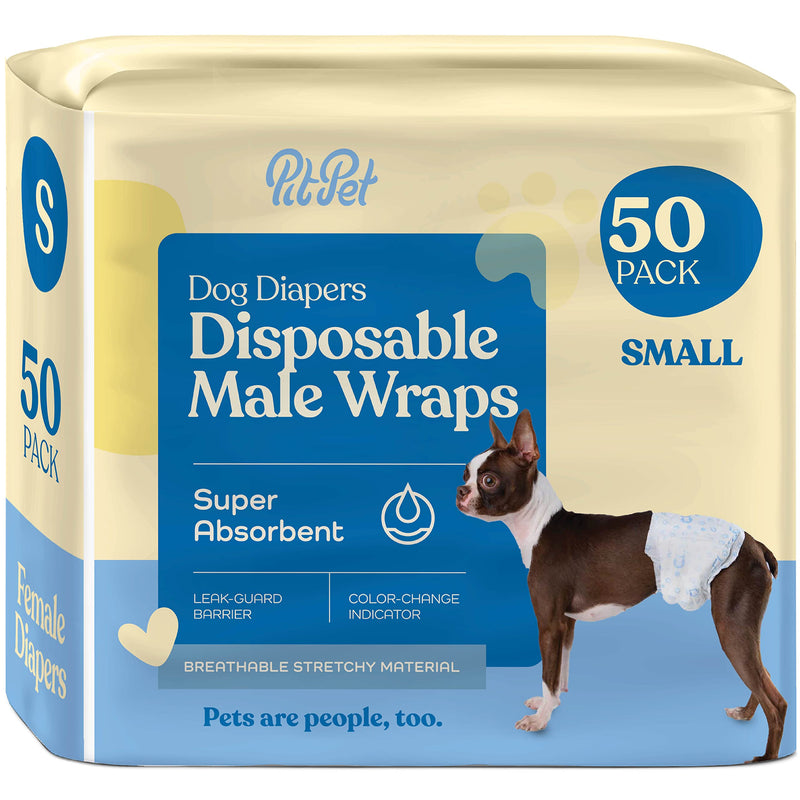 Comfortable Male Dog Diapers - Super Absorbent Disposable Male Dog Wraps- FlashDry Gel Technology, Wetness Indicator Doggie Diapers- Leakproof Belly Wraps for Incontinence, Excitable Urination Small 24.0 - BeesActive Australia