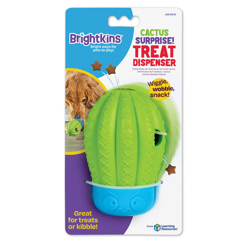 Brightkins Cactus Surprise Treat Dispenser - 1 Piece Mental Stimulation Toys for Dogs, Treat Dispenser for Dogs, Multicolor - BeesActive Australia