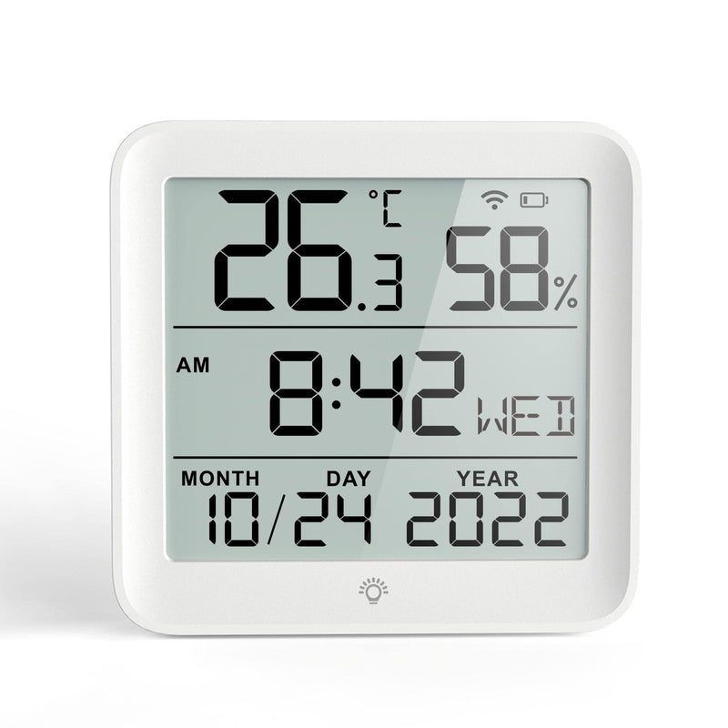 Indoor Thermometer Hygrometer, 3.74" Large Screen Temperature Humidity