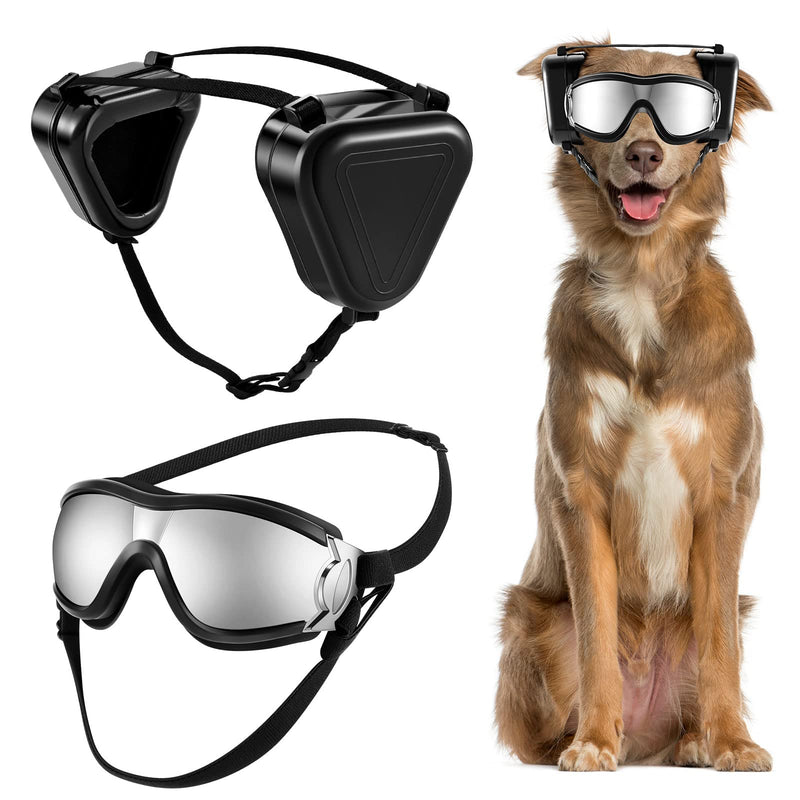 Hearing Protection for Dogs with Dog Sunglasses Dog Goggles, Dog Accessories Noise Cancelling Ear Muffs for Dogs Dog Glasses for Wind Protection Dust Protection Fog Protection Pet Accessories - BeesActive Australia