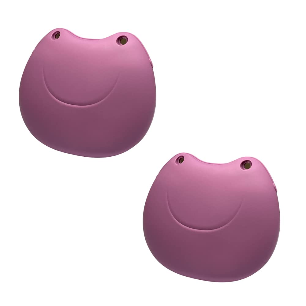ACTCE 2 Pieces Pack Silicone Dog Treat Training Pouch Smiley Design Reddish Purple Color - BeesActive Australia