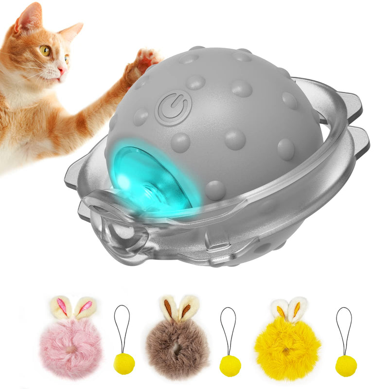 Sofolor Smart Interactive Cat Toys - Automatic Cat Toys for Indoor Cats, USB Rechargeable Cat Ball Toys with LED Lights, Electric Cat Mice Toys, Auto On/Off - BeesActive Australia