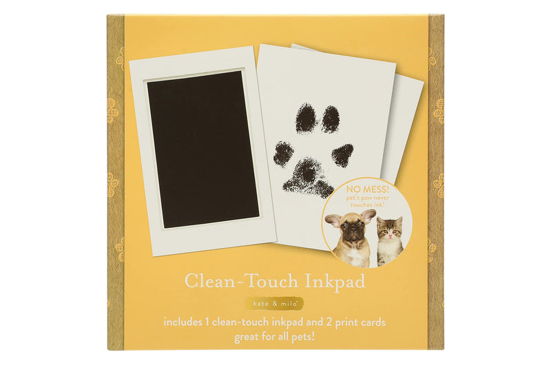 Kate & Milo Clean Touch Ink Pad, No Touch Ink Pad for Dog or Cat Paw Print, Pet Owner Keepsakes, Pawprint Makers, Black Ink - BeesActive Australia