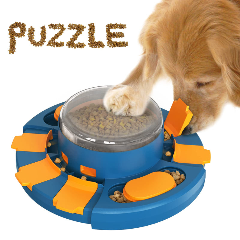 KADTC Pet Puzzle Toys IQ Toy Treat Balls for Dog/Cat/Puppy/Kitten Large/Medium/Small Chewers Gift Ball LEVEL 2 IN 1 Puzzle Toy 2in1 C - BeesActive Australia
