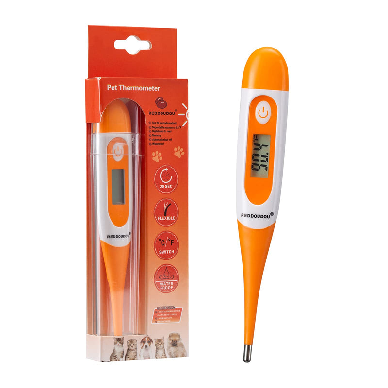 Digital Pet Thermometer (Termometro) for Accurate Fever Detection, Suitable for Cats/Dogs/Horse/ Veterinarian, Waterproof Pet Thermometer, Fast and Accurate Measurements in 20 Seconds - BeesActive Australia