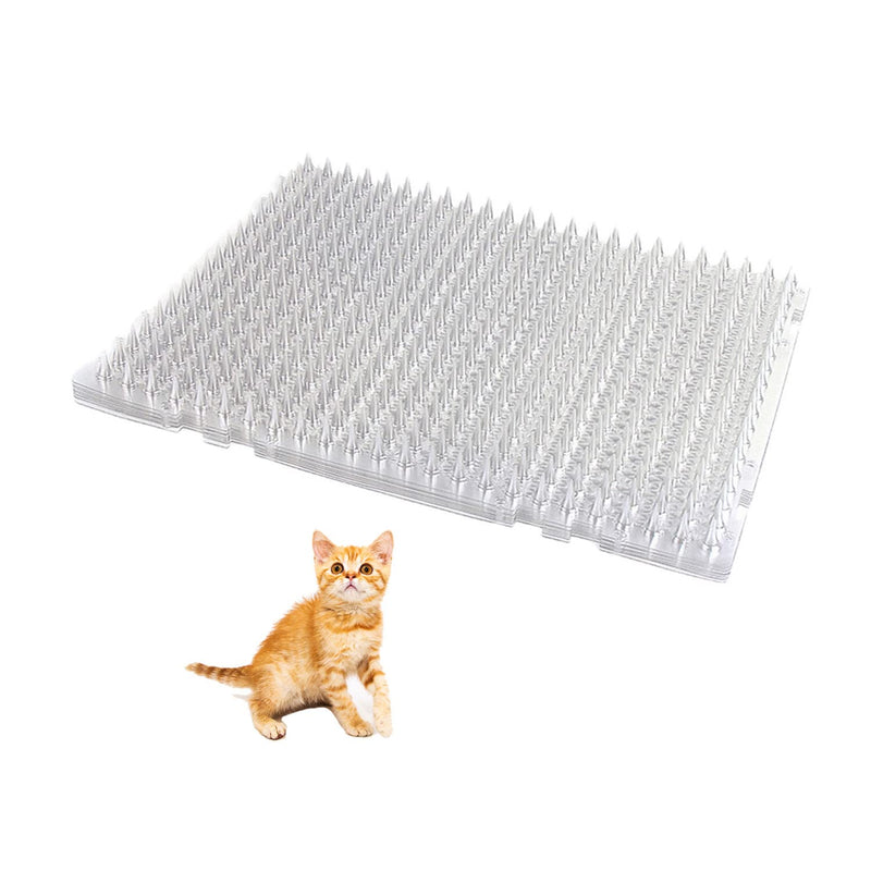 Yiteshi 10 Packs Cat Scat Mat, 13X16 inches Pet Deterrent Spikes, Indoor Outdoor Humane Cat Repellent Fence - BeesActive Australia