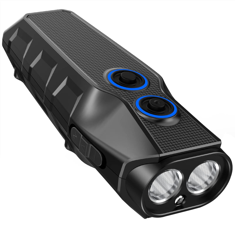 TOKEGO Dog Barking Control Devices, Dual Sensor Ultrasonic Dog Barking Deterrent 3 Frequency Dog Trainer Anti Barking Device with LED Flashlight, 16.4 ft Range Safe for Human and Dog, Rechargeable - BeesActive Australia