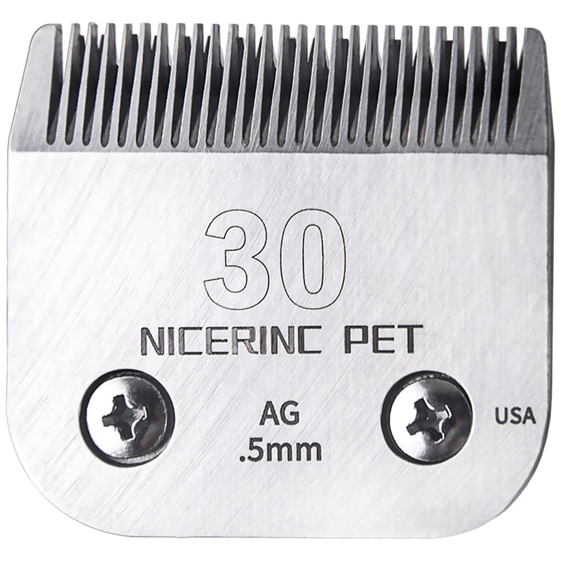 Detachable Pet Clipper Blades Compatible with Most Oster A5&Wahl KM Series Clippers, Dog Clippers for Grooming, Andis Clippers #30:1/50"(0.5mm) - BeesActive Australia