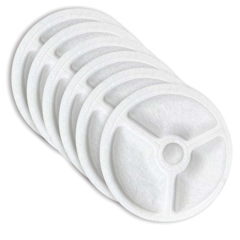 Ciays Cat Water Fountain Replacement Filters for 81oz/2.3L Automatic Pet Fountain Cat & Dog Water Dispenser, White (CIPS27) - BeesActive Australia