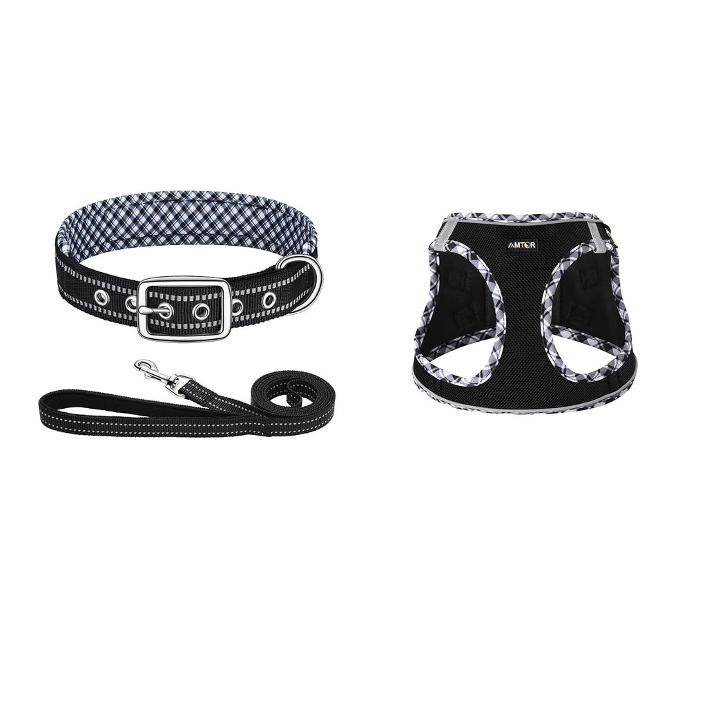 AMTOR Dog Harness and Dog Collar with Leash Set - BeesActive Australia