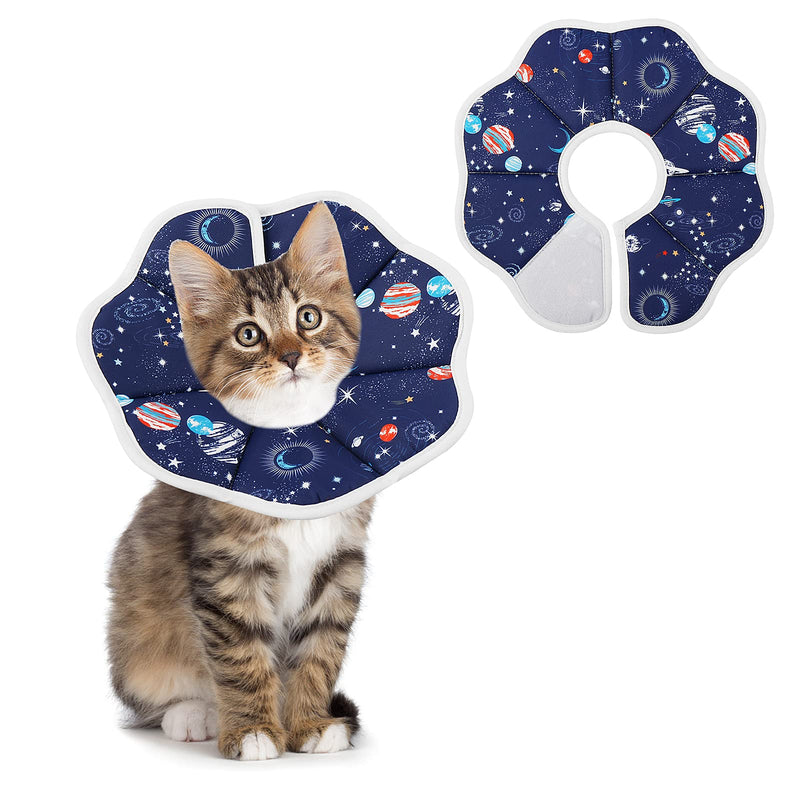 TIESOME Small Cat Cone Collar, Adjustable Kitten Recovery Cone Collar, Cat Cones After Surgery for Kittens, Fasteners Collars for Small Cats, Protective Cat Recovery E-Collar(Neck Diameter: 6.3-9inch) - BeesActive Australia