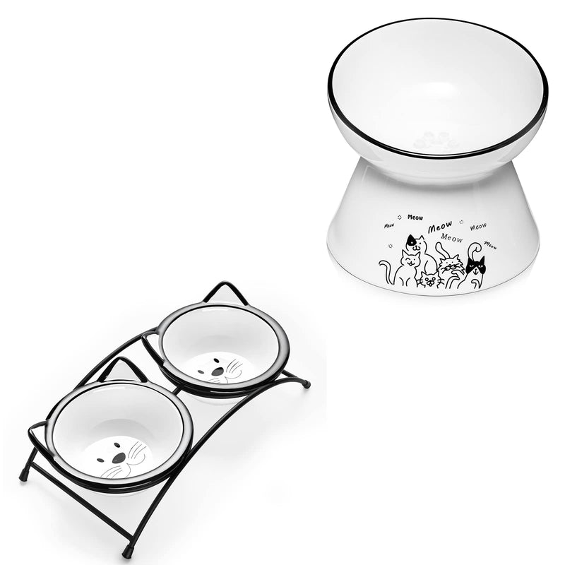 Y YHY Raised cat Bowl & Cat Food and Water Bowl - BeesActive Australia