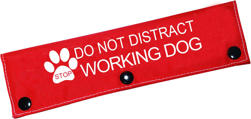 Funny Dog Leash Sleeve Do Not Distract Working Dog Dog Leash Wrap Wrap Alert Hanging ID Patch Tag Pet Birthday Gift Distract Working-Sleeve - BeesActive Australia