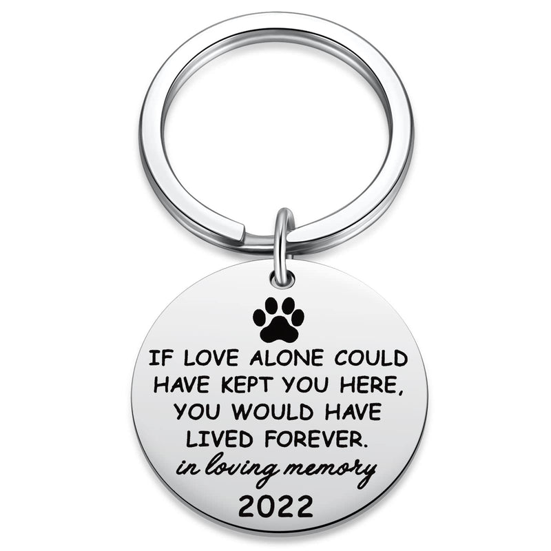Pet Memorial Gifts, Loss of Dog Cat Sympathy Keyring Gifts for Pet Lover, in Memory of Pets Key Chain Keepsake for Women Men love alone in loving memory - BeesActive Australia