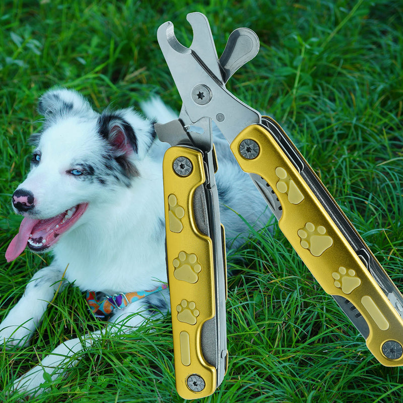 Easy Dog Nail Clippers for Sensitive Dogs, Perfect [Cut The Nails Like Butter] Dog Nail Clipper for Large Medium Small Size Breed, Heavy Duty Multi-Function Dog Toenail Clipper - BeesActive Australia