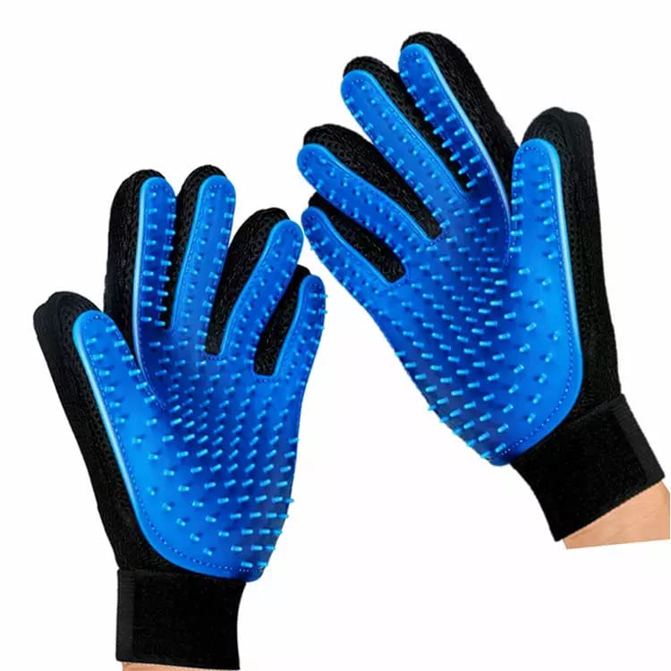 Dog Grooming Gloves, Cat Grooming Gloves, Horse grooming gloves. 1 pair LEFT & RIGHT - BeesActive Australia