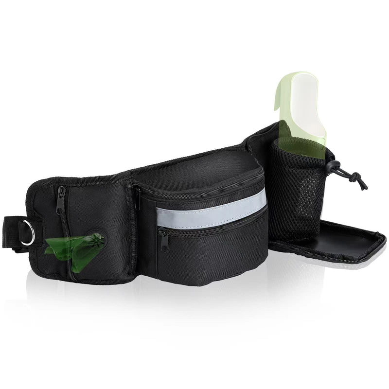 FUNPIEXO Treat Bag for Dog Training,Built in Water Bottle Holder,Poop Bag Dispenser,Compartment Large Capacity Dog Treat Pouch,Easy to Carry - BeesActive Australia