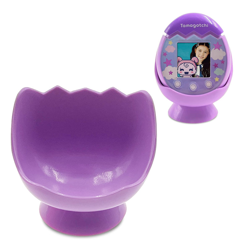 Leo Tube Desktop Dock Cradle Stand for Tamagotchi Pix Interactive Pet Machine with Camera, Holder Stand Compatible with New Tamagotchi Pix Electronic Pet Accessory (Only Holder Stand)（Purple） Purple - BeesActive Australia