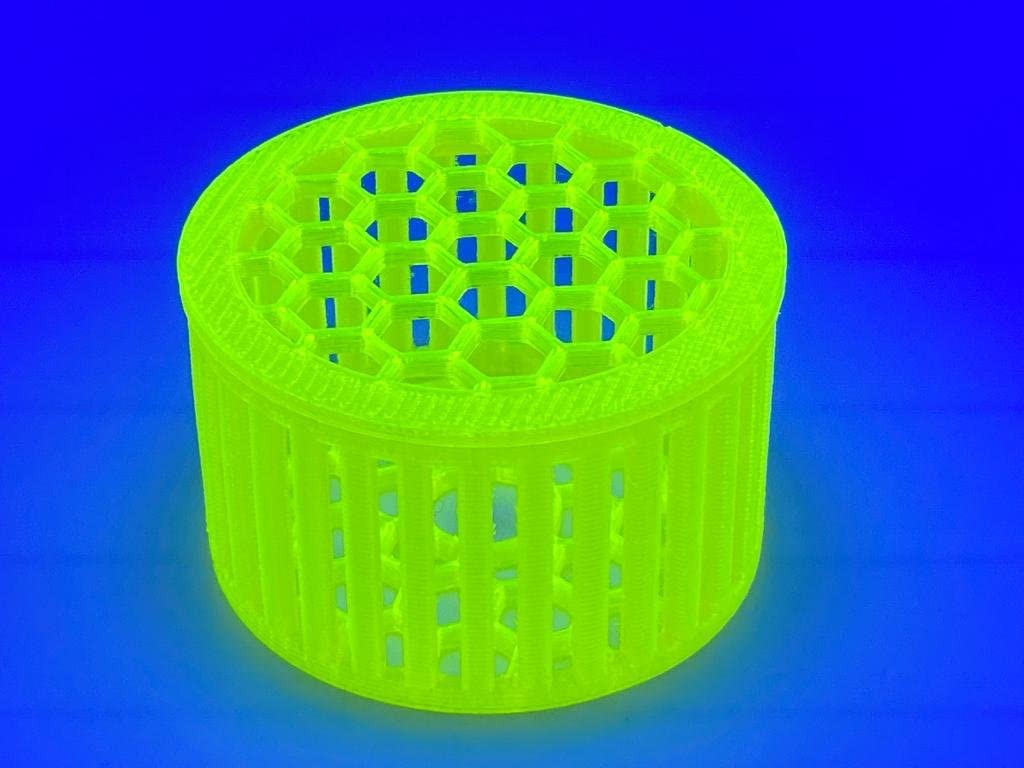 3 Inch Mushroom Basket for Coral Frags Shroom Box Shroom Jail Shroom Protector (Glow Yellow) Glow Yellow - BeesActive Australia