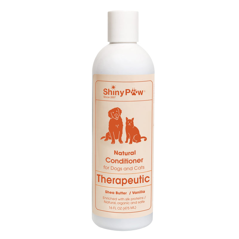 Dog Conditioner - Shea Butter & Vanilla Conditioner for Dogs - All Natural Dog Moisturizer for Dry Skin Made in The USA by ShinyPaw - BeesActive Australia