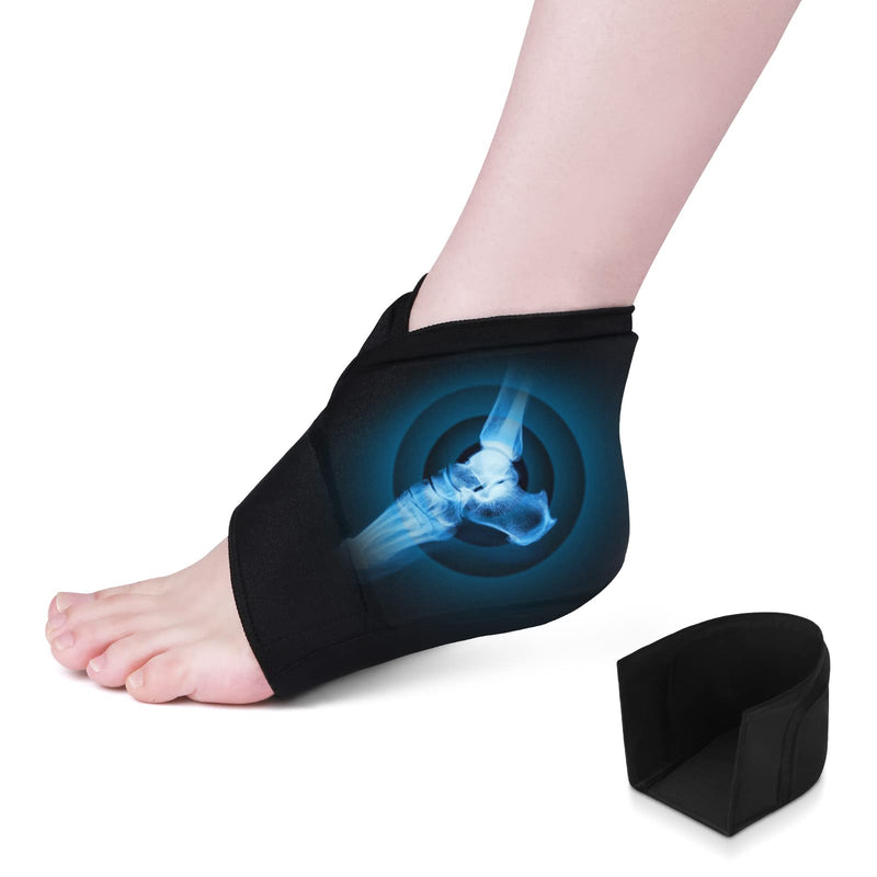 Heel Ice Pack for Pain Relief, Helthrelife Gel Ankle Ice Pack Wrap Adjustable for Heel Pain, Plantar Fasciitis, Achilles Tendinitis, Dry Cracked Heels, Sprain, Sports Injuries Pack of 1 - BeesActive Australia