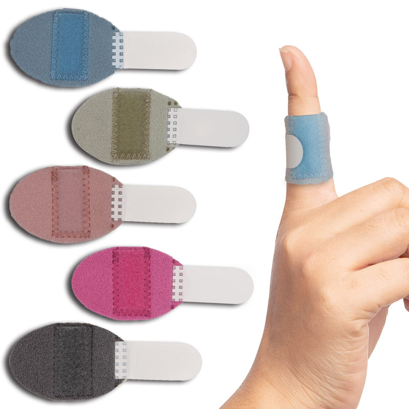 RonJea 5 Pcs Trigger Finger Splints: 5 Single Straps Finger Splint Support Brace Kit, Finger Straightener for Broken/Straightening/Aarthritis, Fits for Thumb/Middle/Ring/Index/Pinky Finger - BeesActive Australia